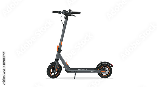 Sleek electric scooter for modern urban commuting.