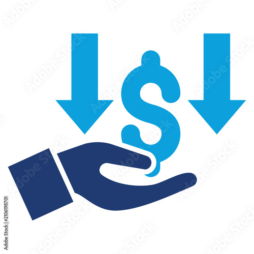 INCOME BLUE ICON