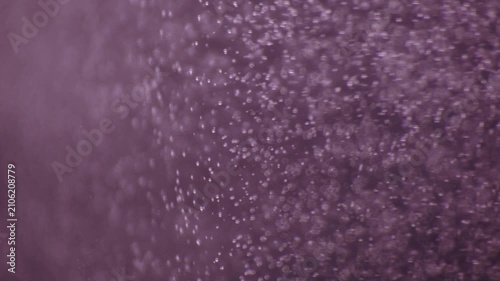 Experiment on medicine release particles dissolve in warm water