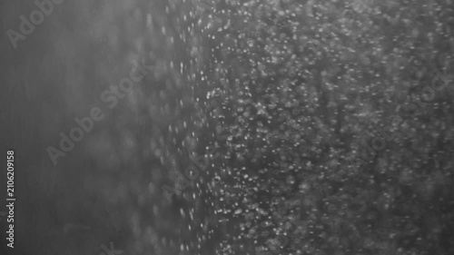 Experiment on medicine release particles dissolve in warm water