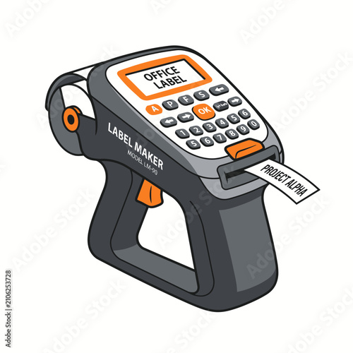 Beautiful Label Maker Machine Office Gadget Professional Photo