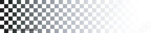 Abstract checkered pattern with a smooth black to white gradient transition