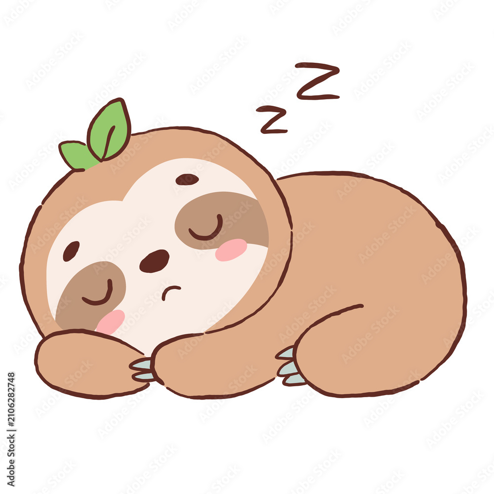 Obraz premium Sloth is sleeping