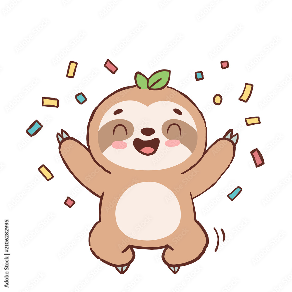 Obraz premium Sloth is happening