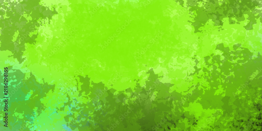 Fototapeta premium Green Lime Watercolor Splash Abstract Background Texture