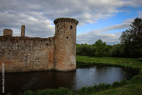 Obraz na plátně Caerlaverock Castle general view, England