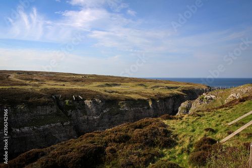 Smoo Cave view near Durness, Scotland