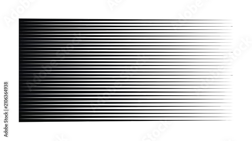 Obraz na plátně Abstract horizontal lines fading effect