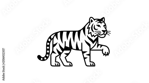 Photography Stylized Tiger Illustration