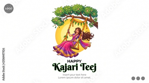 Kajari Teej, celebrated primarily in North India, is a traditional Hindu festival that falls on the third day of the Krishna Paksha in the month of Bhadrapada.