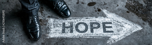 Direction of Hope: A person...