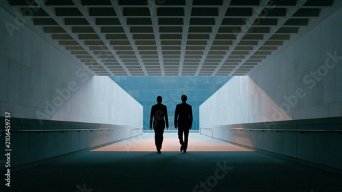 Two Silhouettes in Architec...