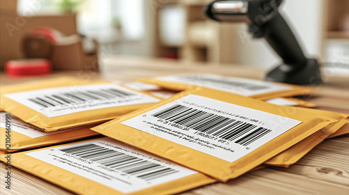 Shipping packages ready for...
