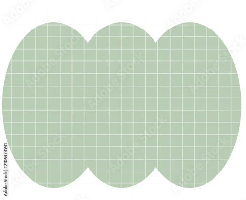 Obraz na płótnie Grid Paper Background Template for Planner and Notebook