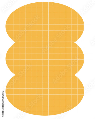 Obraz na płótnie Grid Paper Background Template for Planner and Notebook