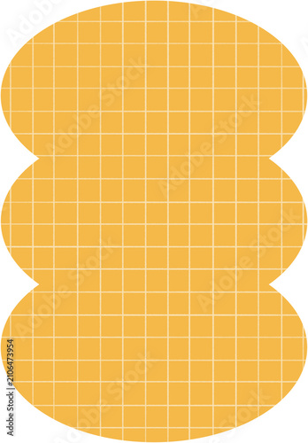 Obraz na płótnie Grid Paper Background Template for Planner and Notebook