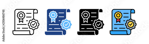 Картината върху платно Process Standardization multiple icon