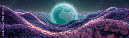 Abstract Earth Landscape: A...