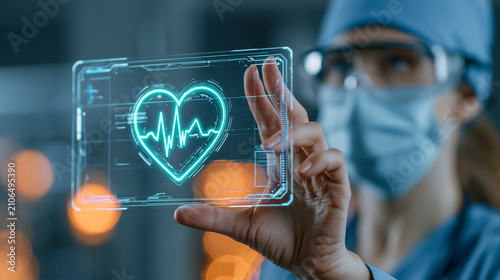 Futuristic Heart Monitor: A...