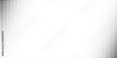 line black and white halftone polka dot pattern background  modern monochrome diagonal corner dotted geometric texture vector modern