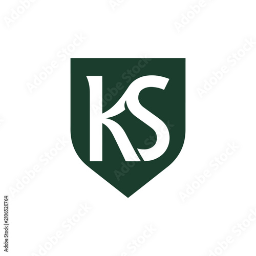 letter KS logo