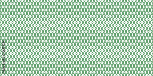 Schilderij op canvas Green wire fence seamless pattern