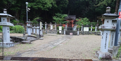 фотографія A Japanese temple : a scene of the precincts of Abemonju-in Temple in Sakurai Ci