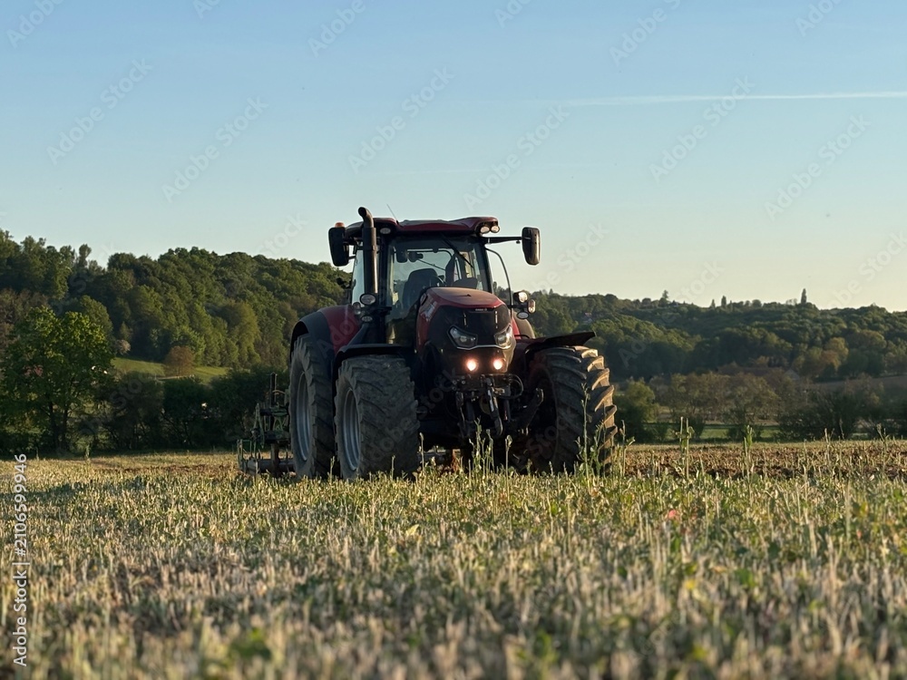 Fototapeta premium Case ih optum 270