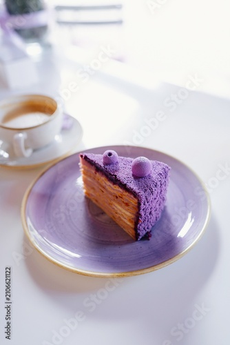 chocolate cake on a plate