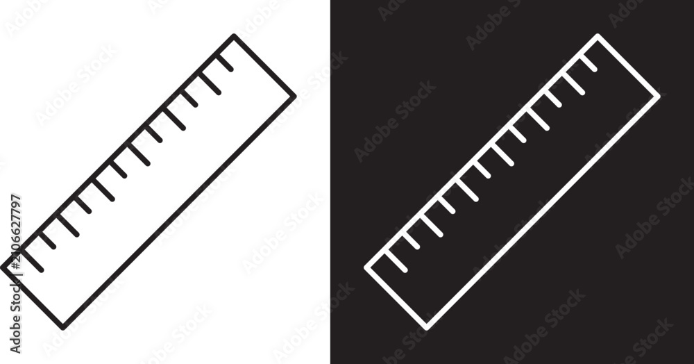 Fototapeta premium Ruler icon