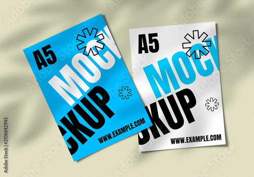 A5 Flyer Mockup Template