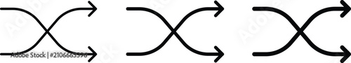 Photos Shuffle icon set