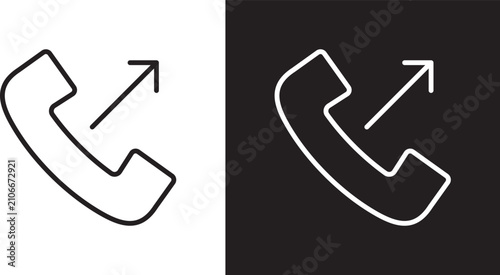Fotografija Call outgoing icon