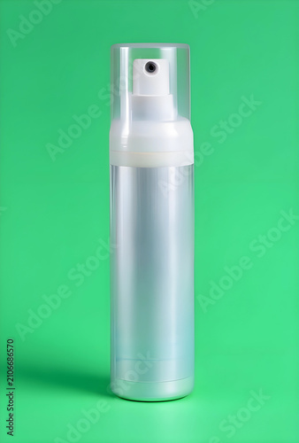 Silver cosmetic spray bottl...