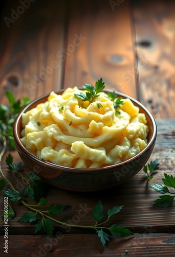 Creamy mashed potatoes with...