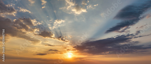 Stunning Summer sunset over...