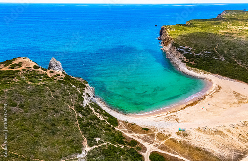 Barranco beach in Raposeira, Vila do Bispo, Algarve, Portugal