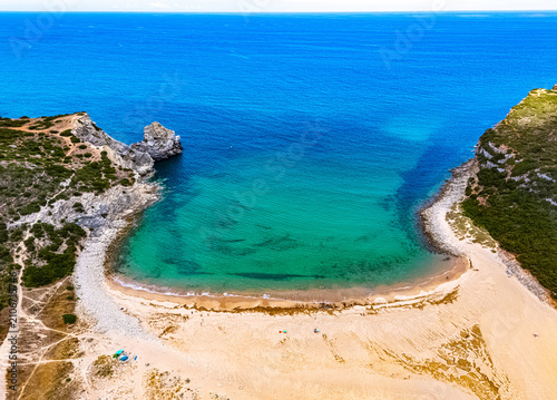 Barranco beach in Raposeira, Vila do Bispo, Algarve, Portugal