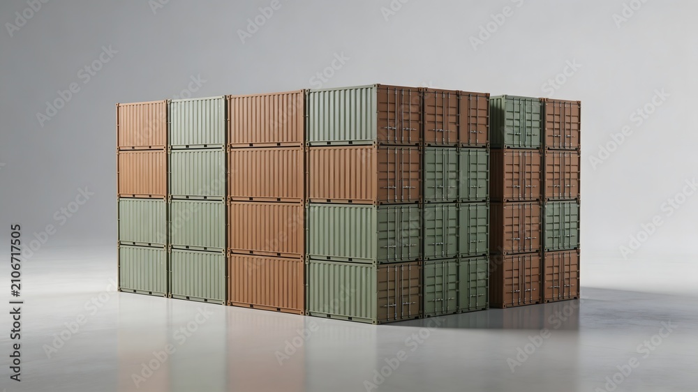 Fototapeta premium Modern Abstract Supply Chain and Logistics Background