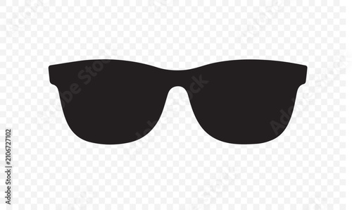 Cuadro en lienzo sunglasses vector illustration