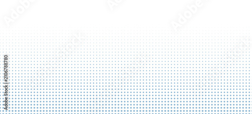 Fotografía Blue dotted wave line pattern