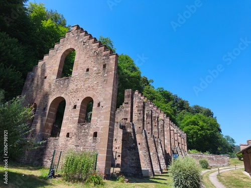 historical fortification in northern vosges in france