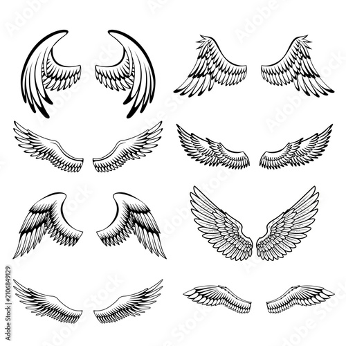 Photos Collection of spooky screaming ghost and horror ghoul faces vector illustration
