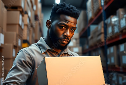 Young african american man ...