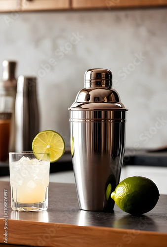 Stainless steel cocktail sh...