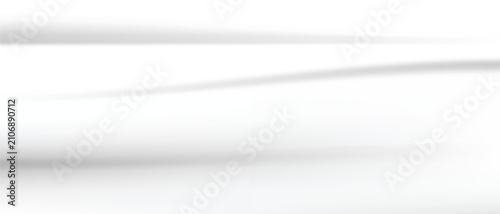 The white fabric background has wrinkles.
