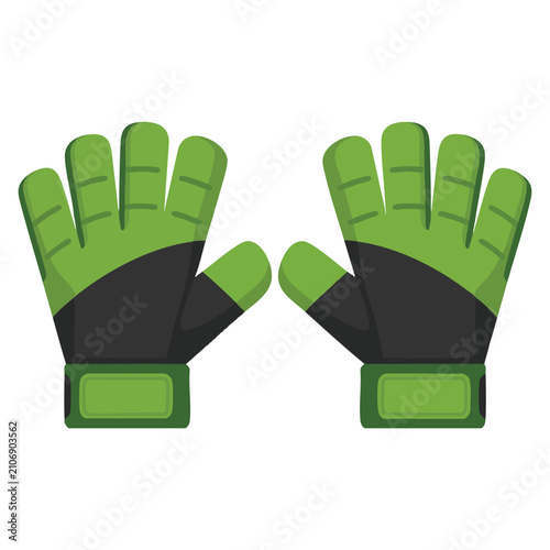 Goalkeeper gloves icon isolated design element ideal for football sports gear protection and athletic artwork themes