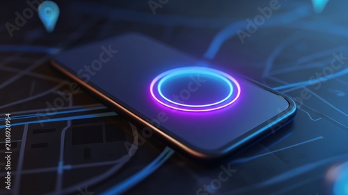Smartphone navigation system display