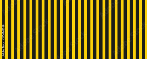 Warning yellow black diagonal stripes line. Safety stripe warning caution hazard danger road vector sign symbol.