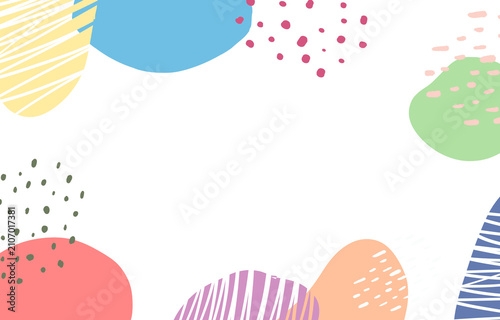 background with hand drawing